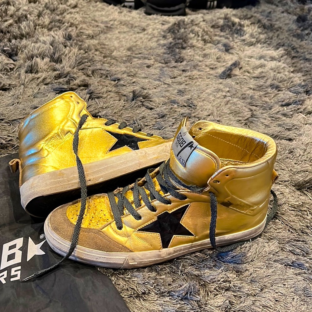 Golden Goose Gold shoes
